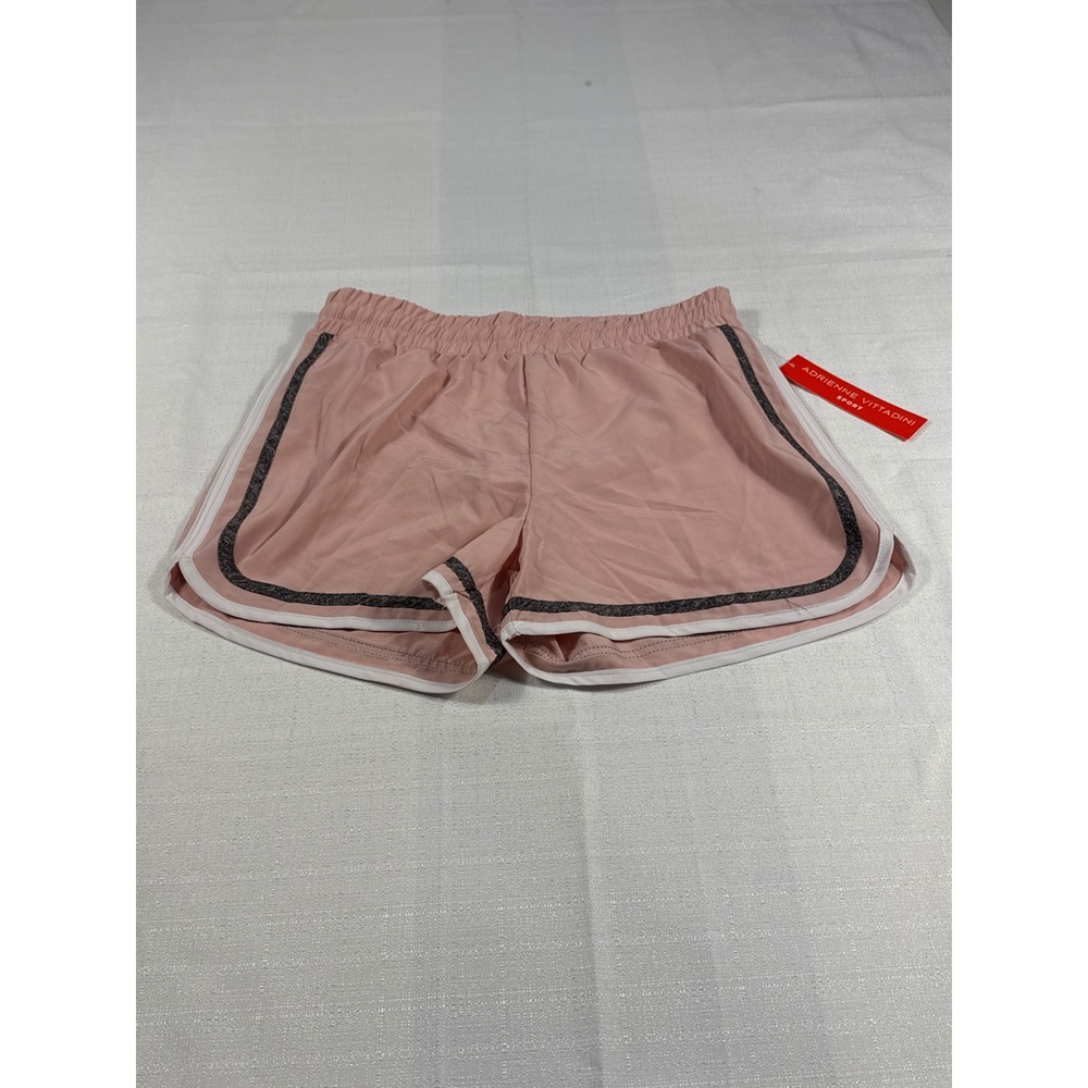 New With Tags Adrienne Vittadini Sport Womens Pink Athletic Running Shorts New